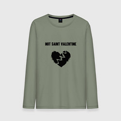 Мужской лонгслив Not saint valentine