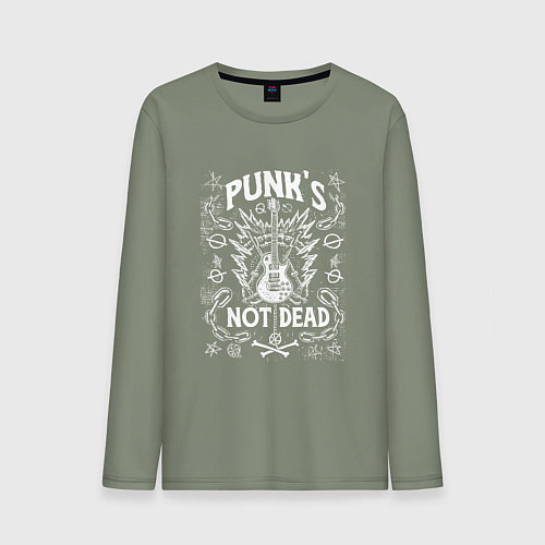 Мужской лонгслив Вечный бунт / Авокадо – фото 1