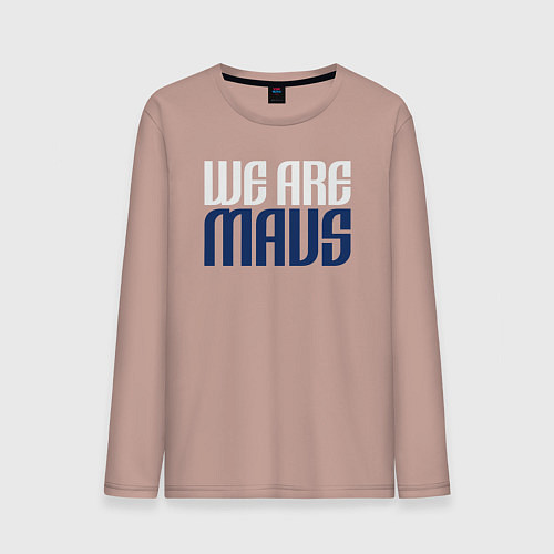 Мужской лонгслив Мы Даллас Маверикс / Пыльно-розовый – фото 1