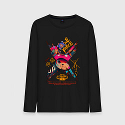 Лонгслив хлопковый мужской One Piece Chopper Tony Tony, цвет: черный