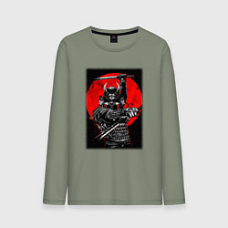 Мужской лонгслив Кровавый японский самурай