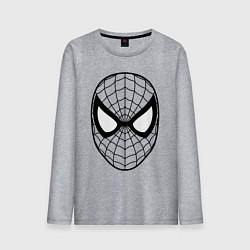 Мужской лонгслив Человек паук очертания