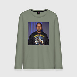 Мужской лонгслив Канье Уэст пивозавр