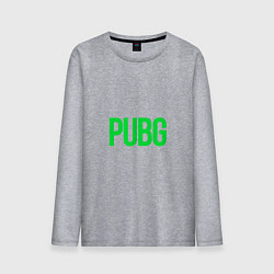 Мужской лонгслив Надпись PUBG