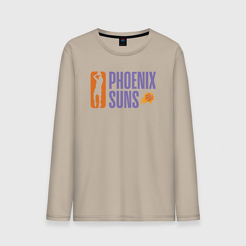 Мужской лонгслив Phoenix Suns play / Миндальный – фото 1