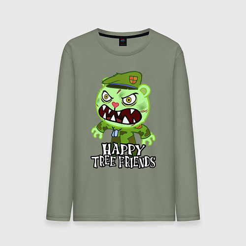 Мужской лонгслив Angry - Flippy / Авокадо – фото 1