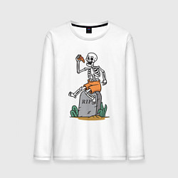 Мужской лонгслив Обед на кладбище