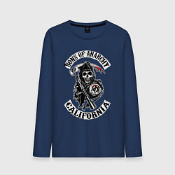 Мужской лонгслив Sons of anarchy - logo