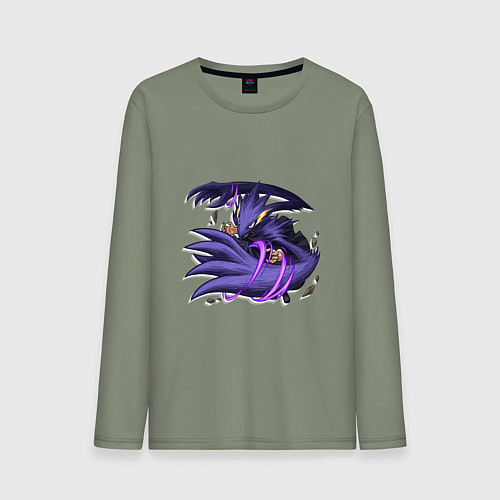 Мужской лонгслив Моя геройская академия Фумикаге Токоями / Авокадо – фото 1