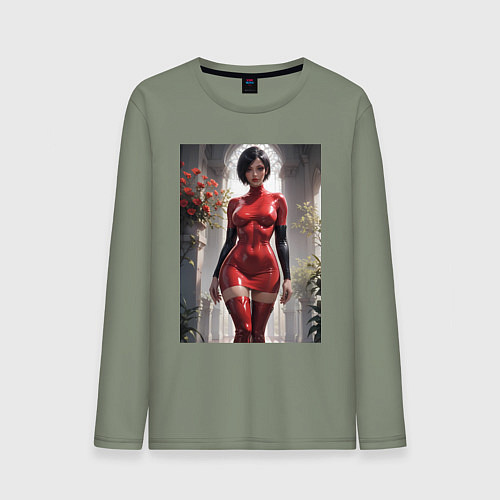 Мужской лонгслив Ада Вонг из Resident Evil / Авокадо – фото 1