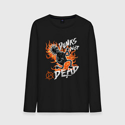 Мужской лонгслив Панк-рок с Бендером из Футурамы