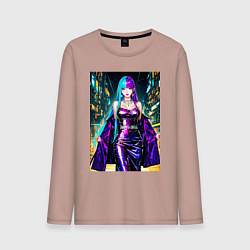 Мужской лонгслив Девушка поп идол