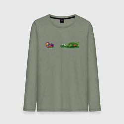 Мужской лонгслив Duck and Dragon