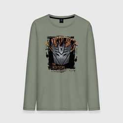 Мужской лонгслив Трансформеры знак десептиконов