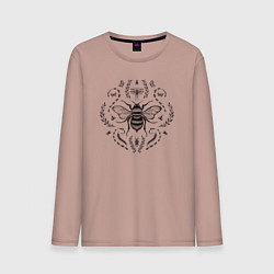 Мужской лонгслив Пчела и жуки