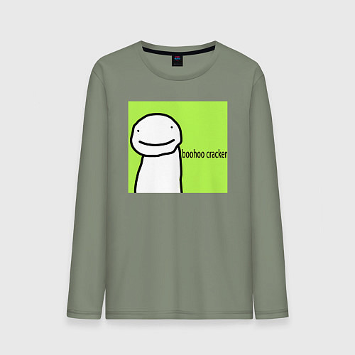 Мужской лонгслив Dream boohoo cracker Minecraft / Авокадо – фото 1