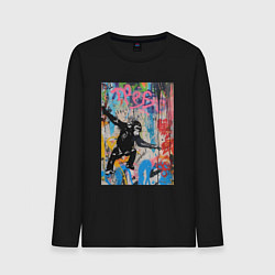 Мужской лонгслив Monkey graffiti