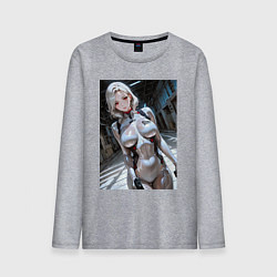 Мужской лонгслив Девушка-наемница