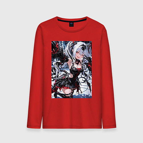 Мужской лонгслив Jetavie Punishing Gray Raven / Красный – фото 1