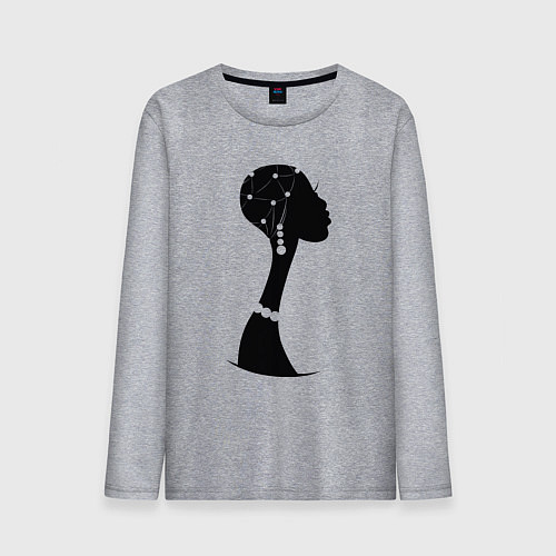 Мужской лонгслив Woman Africa / Меланж – фото 1