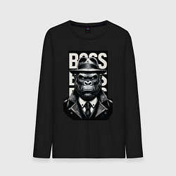 Мужской лонгслив Босс в очках