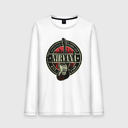 Мужской лонгслив Нирвана гранж