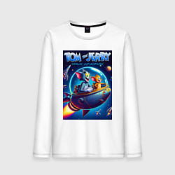 Мужской лонгслив Tom and Jerry - space adventure