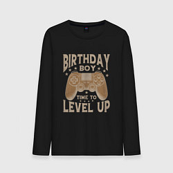 Мужской лонгслив Пора на новый уровень парень