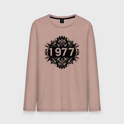 Лонгслив хлопковый мужской Механический год 1977, цвет: пыльно-розовый