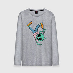 Мужской лонгслив Инопланетянин брейкдансер