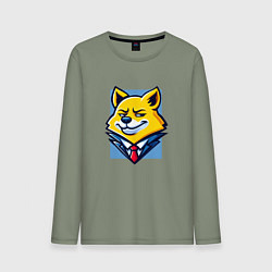 Мужской лонгслив Ехидный лис