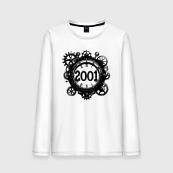 Мужской лонгслив Механический вектор 2001