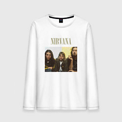 Мужской лонгслив Nirvana band foto