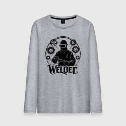 Мужской лонгслив Сварщик стимпанк