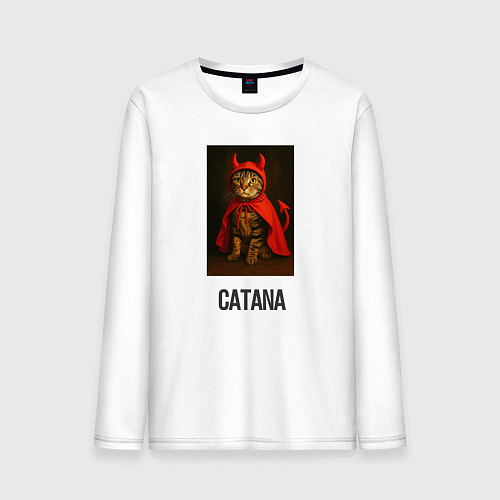 Мужской лонгслив Catana / Белый – фото 1