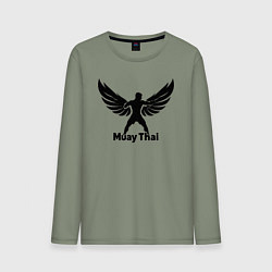 Мужской лонгслив Муай Тай: Крылья Победы
