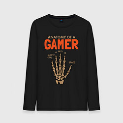 Мужской лонгслив Рука геймера