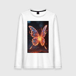 Мужской лонгслив Огненная бабочка