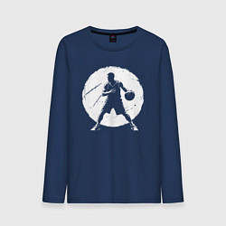 Мужской лонгслив Стритболист в круге