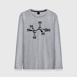 Мужской лонгслив Химическая формула спирт