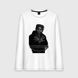 Мужской лонгслив XXXTentacion в черно-белом стиле
