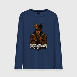 Мужской лонгслив XXXTentacion скрещенные руки