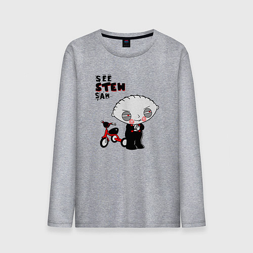 Мужской лонгслив Пила Стьюи / Меланж – фото 1