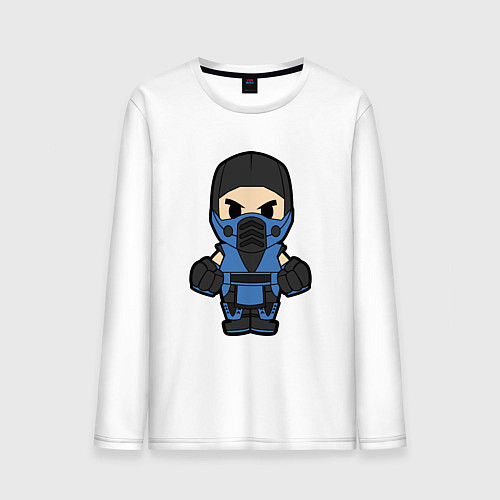 Мужской лонгслив Sub-zero warrior / Белый – фото 1