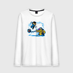 Мужской лонгслив Скорпион против Саб-зиро