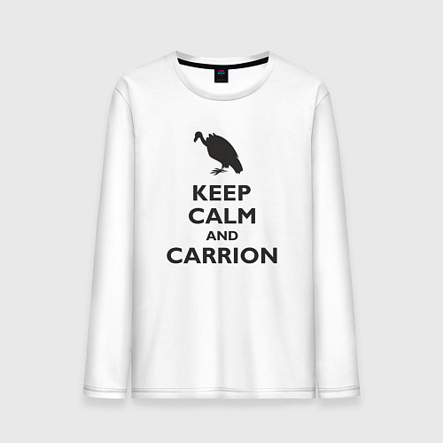 Мужской лонгслив Carrion / Белый – фото 1