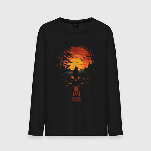 Мужской лонгслив Одни из нас / Черный – фото 1