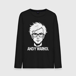 Мужской лонгслив Энди Уорхол в аниме стиле