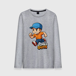 Мужской лонгслив Stumble guys game