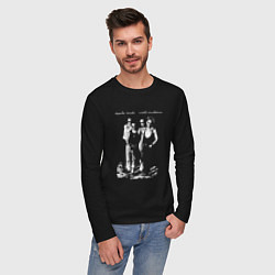 Лонгслив хлопковый мужской Depeche Mode - World Violation Official Merch, цвет: черный — фото 2